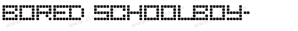 Bored Schoolboy字体转换